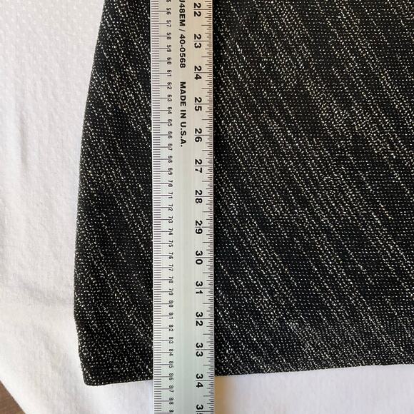 Fashion Magazine Women Cocktail Dress size XS One Sleeve KneeLength Sequin Black - Picture 3 of 10